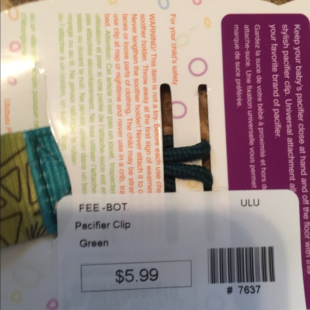 Baby Pacifier Staps - Picture 2 of 3